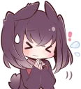 🙏 emoji Black Sweetie Bunny By SR Telegram sticker 21 of 41