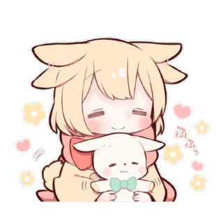 ☺️ emoji SWEETIE BUNNY ANOTHER uzume Ver. Telegram sticker 18 of 40