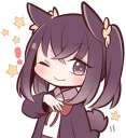 😉 emoji Black Sweetie Bunny By SR Telegram sticker 19 of 41