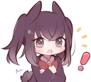 ❗️ emoji Black Sweetie Bunny By SR Telegram sticker 1 of 41