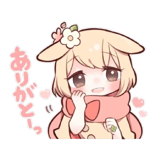 🙏 emoji SWEETIE BUNNY 5 uzume Ver. Telegram sticker 10 of 40