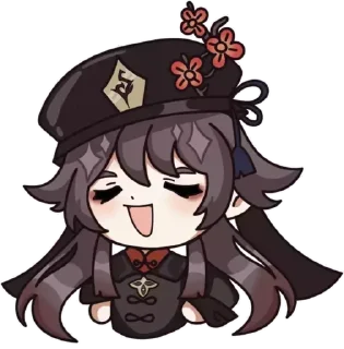 Sticker from Hu Tao