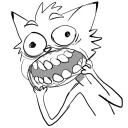 Sticker from allosaurex dribble bits