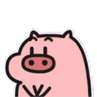😊 emoji 乖巧的菜豬3 @kal_pc Telegram sticker 6 of 24