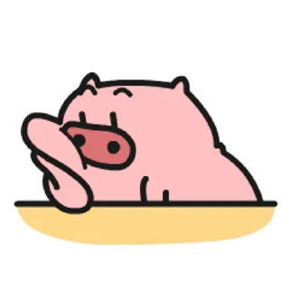 😊 emoji 乖巧的菜豬5 @kal_pc Telegram sticker 13 of 16