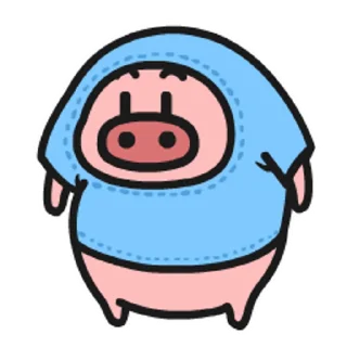 😊 emoji 乖巧的菜豬3 @kal_pc Telegram sticker 16 of 24