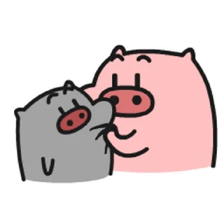 Sticker from 乖巧的菜豬