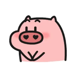 😊 emoji 乖巧的菜豬豬豬 Telegram sticker 16 of 30