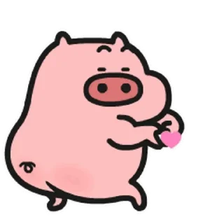 😊 emoji 乖巧的菜豬豬豬 Telegram sticker 14 of 30