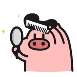 😊 emoji 乖巧的菜豬3 @kal_pc Telegram sticker 15 of 24