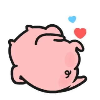 😊 emoji 乖巧的菜豬豬豬 Telegram sticker 13 of 30