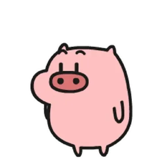 😊 emoji 乖巧的菜豬豬豬 Telegram sticker 22 of 30