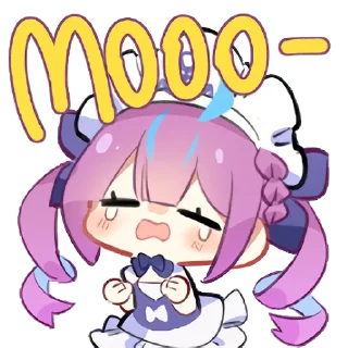 😭 emoji 湊あくあ Minato Aqua Telegram sticker 6 of 15