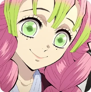 🙂 emoji Mitsuri Kanroji • @animestickersii Telegram sticker 5 of 37