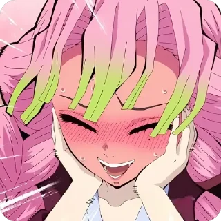 🤩 emoji Mitsuri Kanroji • @animestickersii Telegram sticker 6 of 37