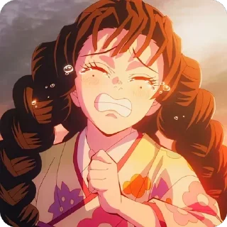 😭 emoji Mitsuri Kanroji • @animestickersii Telegram sticker 17 of 37