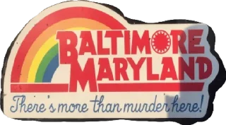 Sticker from Maryland Fan