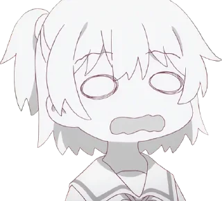 😵 emoji ༺ @AnimeTor1 ༻ Watashi ni Tenshi ga Maiorita Telegram sticker 13 of 120
