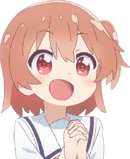🤩 emoji ༺ @AnimeTor1 ༻ Watashi ni Tenshi ga Maiorita Telegram sticker 7 of 120