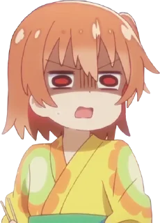 😨 emoji ༺ @AnimeTor1 ༻ Watashi ni Tenshi ga Maiorita Telegram sticker 11 of 120