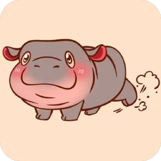 Sticker from Moo Deng