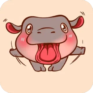 Sticker from Moo Deng