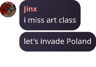 Sticker from Jinx's pack