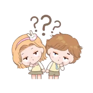 Sticker from 🍭Lovely couple @Mycute_stickers