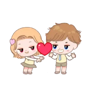 Sticker from 🍭Lovely couple @Mycute_stickers
