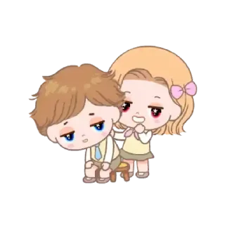 Sticker from 🍭Lovely couple @Mycute_stickers