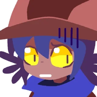 😱 emoji Niko — pack made by @Nicko0034, stickers by karubo Telegram sticker 15 of 16