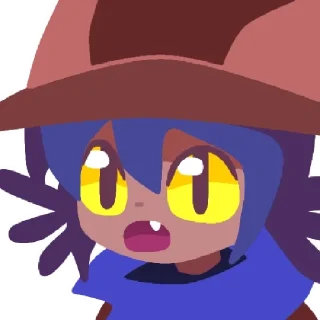 😮 emoji Niko — pack made by @Nicko0034, stickers by karubo Telegram sticker 4 of 16