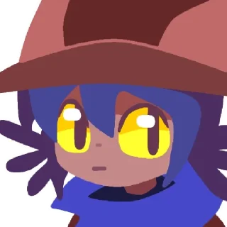 😐 emoji Niko — pack made by @Nicko0034, stickers by karubo Telegram sticker 6 of 16