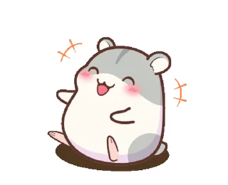 Sticker from Little Hamster || @xxyuji