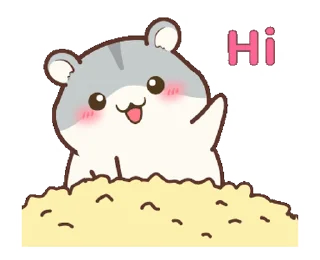 Sticker from Little Hamster || @xxyuji