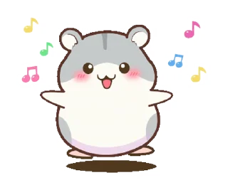 Sticker from Little Hamster || @xxyuji