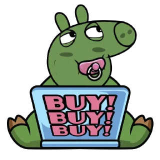 🖥 emoji Baby Pepa Telegram sticker 5 of 8