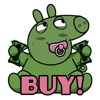 💰 emoji Baby Pepa Telegram sticker 4 of 8