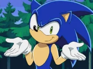 🤷‍♂️ emoji Sonic X Telegram sticker 22 of 46
