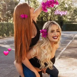 ♥️ emoji ♥️ @Angel_ofc ♥️ Telegram sticker 7 of 120