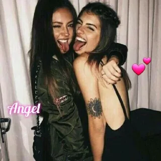 😍 emoji ♥️ @Angel_ofc ♥️ Telegram sticker 11 of 120