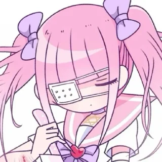 🌟 emoji Menhera chan @skalpelina Telegram sticker 3 of 25
