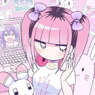 🌟 emoji Menhera chan @skalpelina Telegram sticker 1 of 25