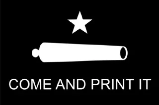 Sticker from Guns N' Bitcoin