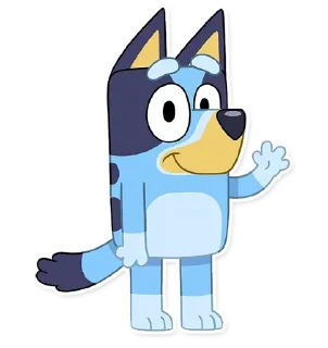 Sticker from Unofficial Bluey