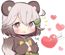 Sticker from Lovely Raccoon Girl by SR
