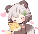 Sticker from Lovely Raccoon Girl by SR
