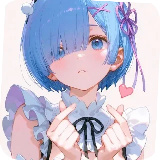 Re:Zero Rem sticker 3