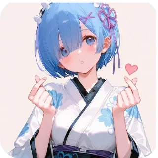 Re:Zero Rem sticker 4