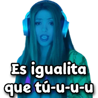 😉 emoji Shakira Bzrp - @wastick_maydroid Telegram sticker 15 of 25
